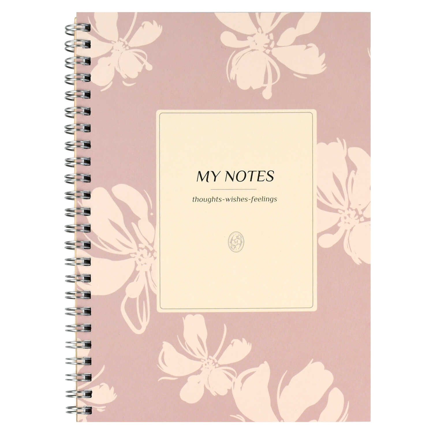 Блокнот А5 48л клетка гребень мягкобл Цветы на бежевом матлам ФЕНИКС 71522 113₽