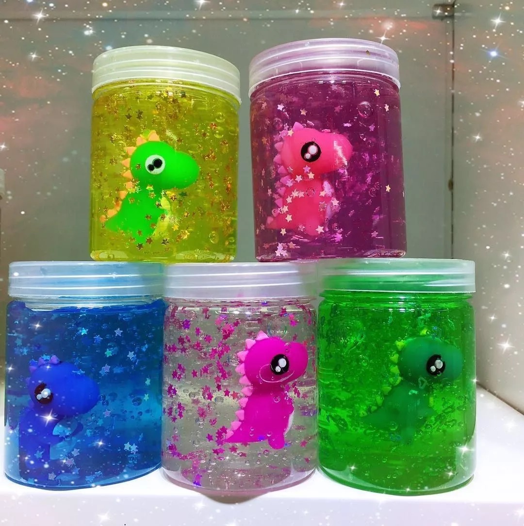 Лизун-слайм Дино 75х55см 150г ассорти ИгроДом RF-127 102₽