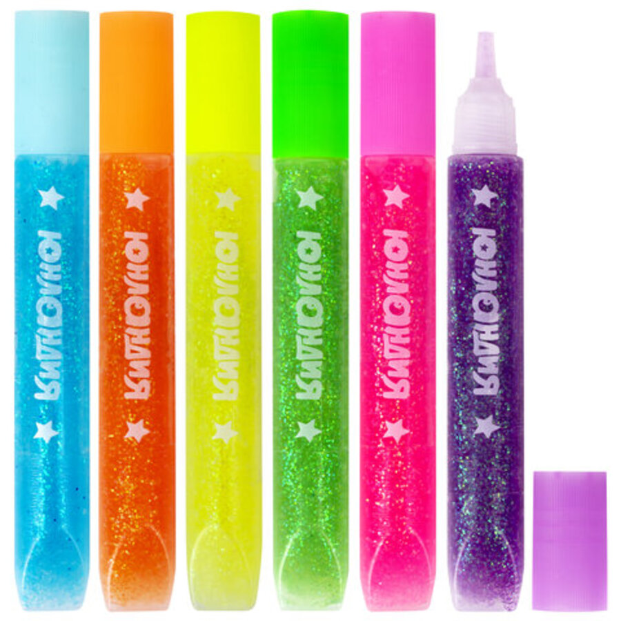 Гель 105мл Неончики с блестками ассорти ЮНЛАНДИЯ 662253 33₽