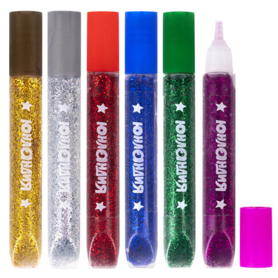 Гель 105мл с блестками ассорти ЮНЛАНДИЯ 662252 51₽