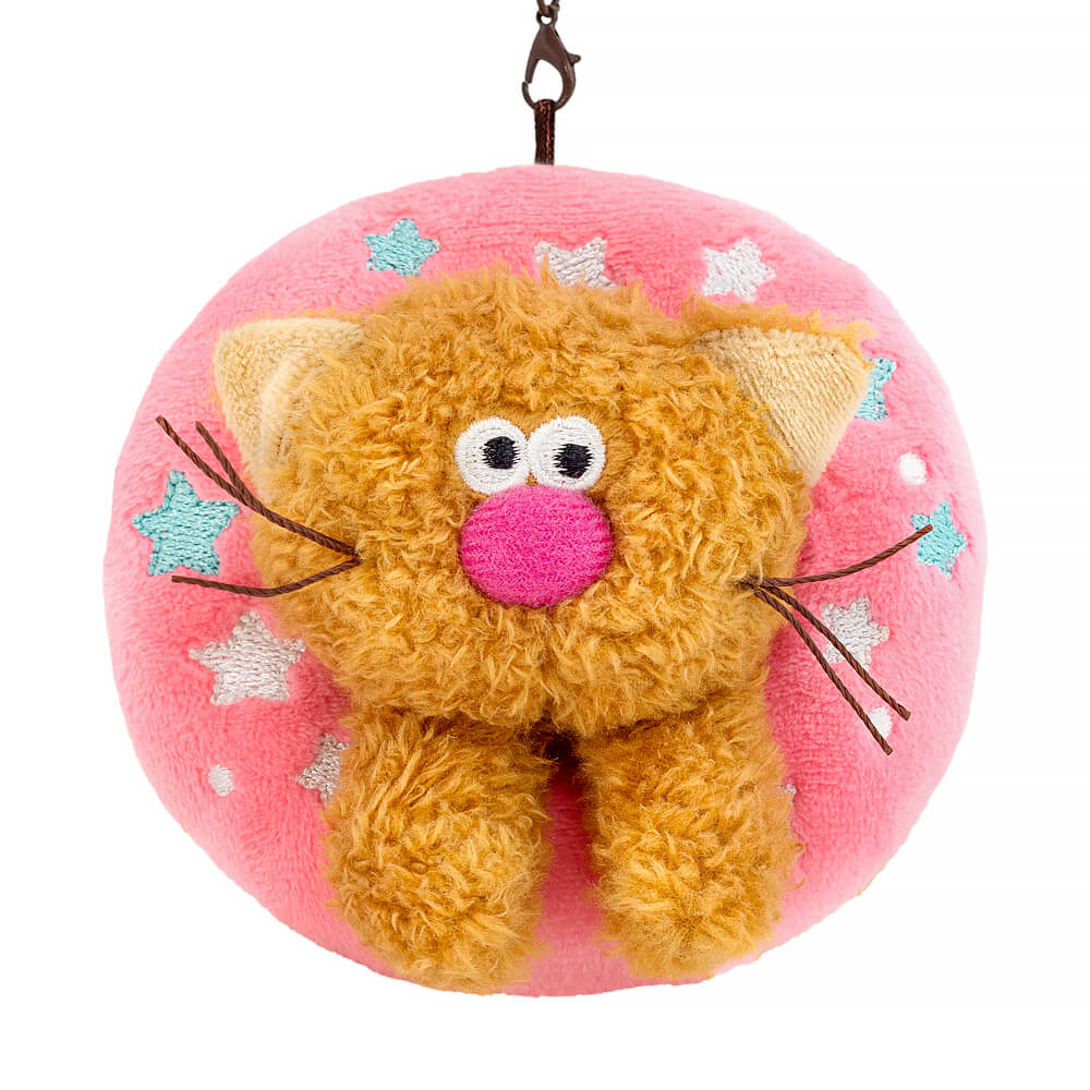 Брелок 10см Кофейные коты Десерт Кот Кортадо 658₽