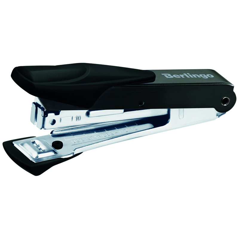 Степлер №10 20л Power TX металл черный BERLINGO KSn_20310