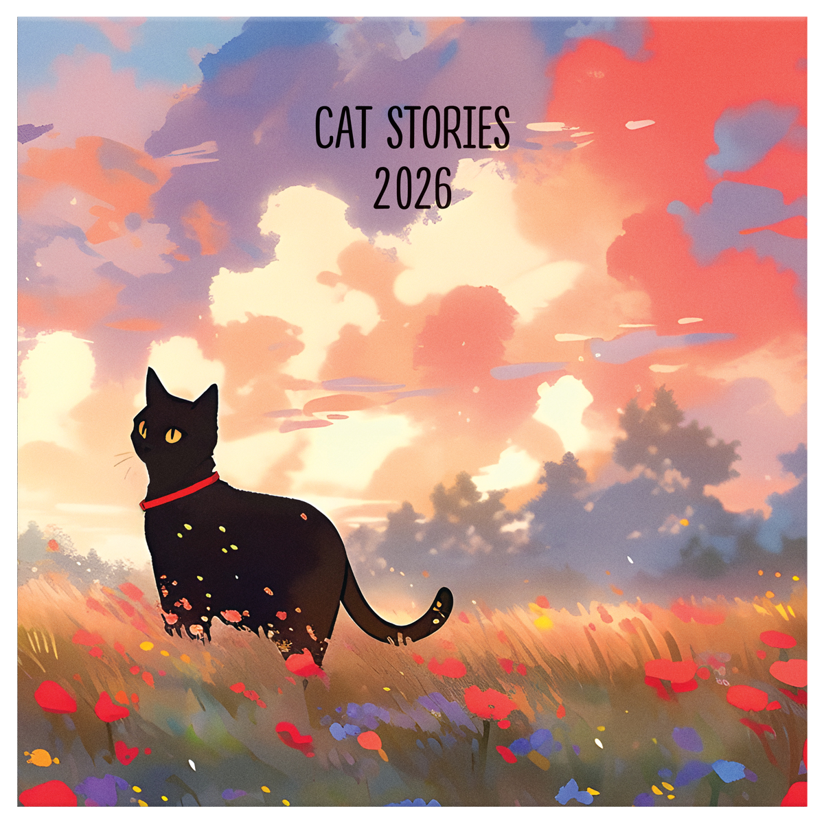 

Календарь 2026 1-блочный 290х290мм Скрепка 12л Приключения кота BG 381011