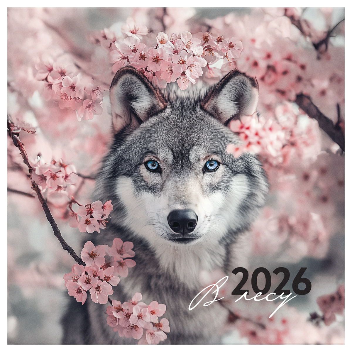 

Календарь 2026 1-блочный 290х290мм Скрепка 6л Лесные обитатели BG 381029