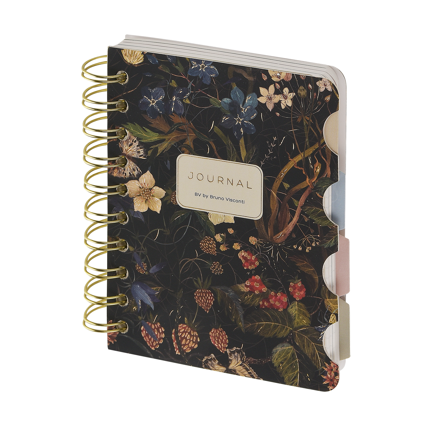Книжка записная А6 120л твобл Лесные ягоды разделители BRUNO VISCONTI 3-56823 391₽