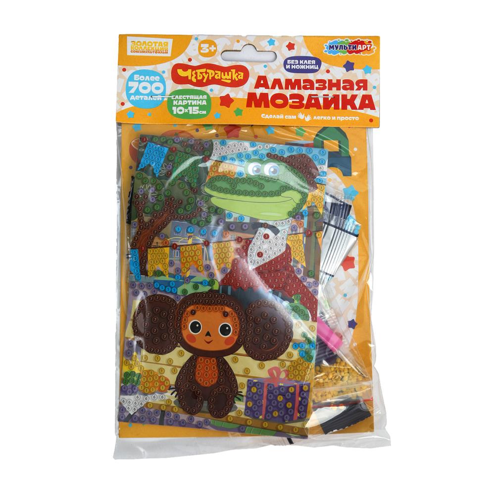 

Мозаика алмазная 10х15см Чебурашка
