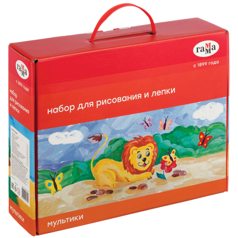 Набор 15 предметов для творчества Мультики подаркороб ГАММА 250620201 1179₽