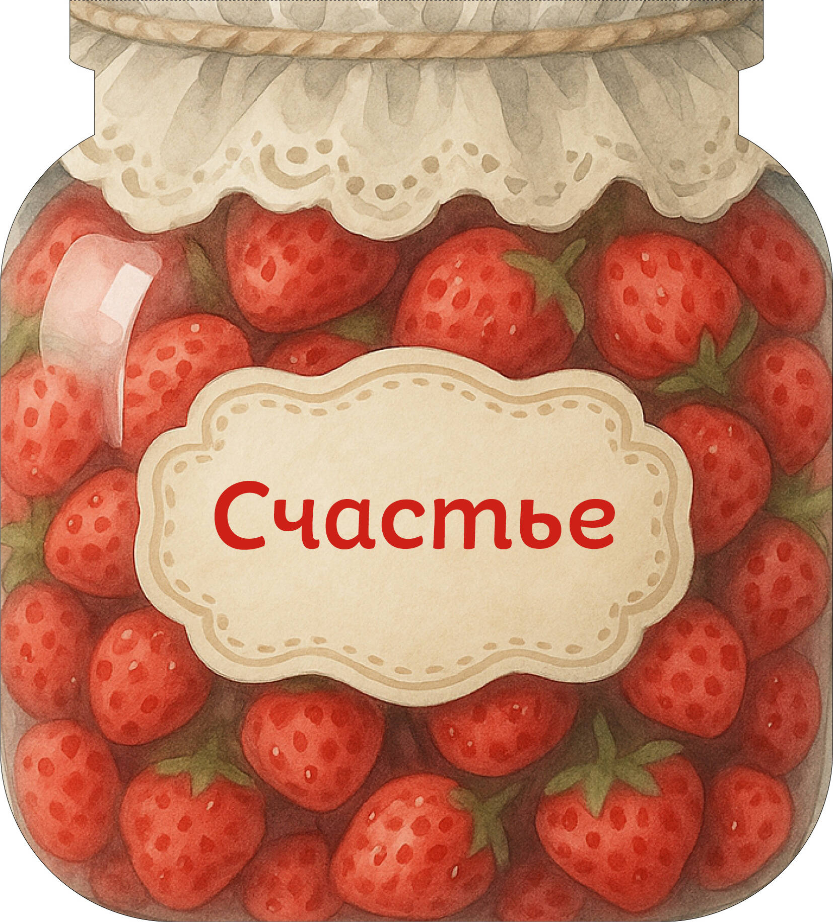 Блокнот 150х160мм 64л твобл Банка счастья Варенье Счастье в банке на каждый день Эксмо 1449906 383₽