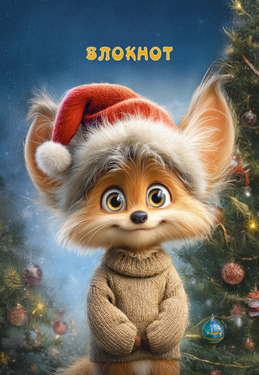 Блокнот А5 40л клетка гребень мягкобл Лисенок АППЛИКА С0067-08 55₽