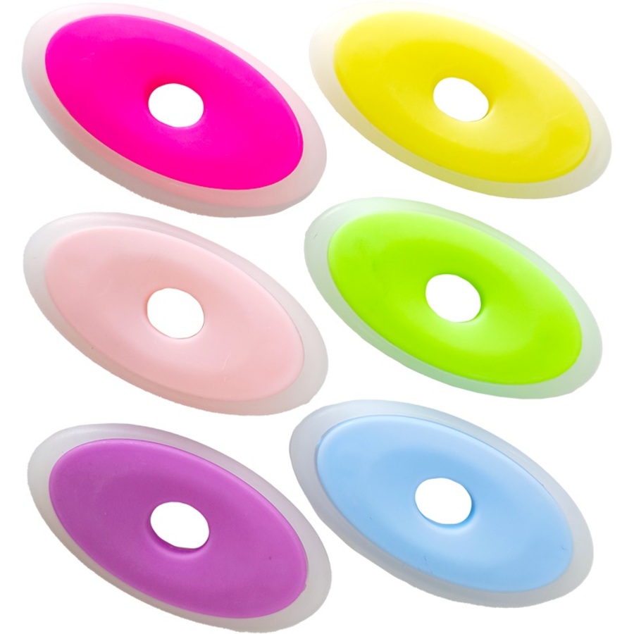 Ластик для гелевых стираемых чернил овальный 50х25мм пластдерж School ассорти deVENTE 4070503 16₽