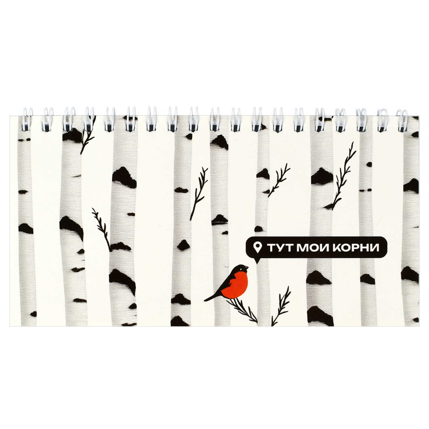 Еженедельник 85х165мм 64л недатир мягкобл гребень Береза выб УФ-лак матлам ФЕНИКС 71597 93₽