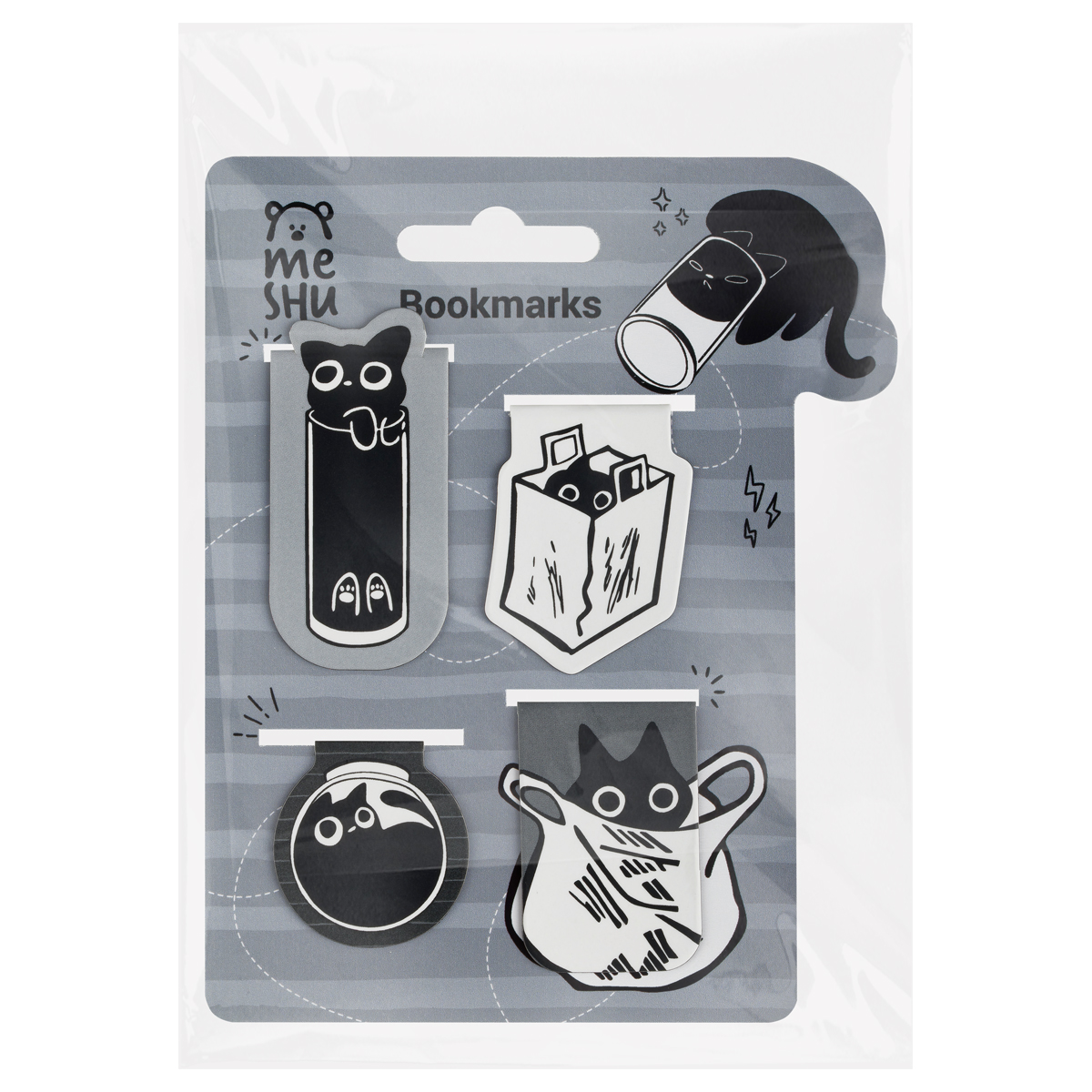 Закладка магнитная набор 4шт Meow Sy 109₽