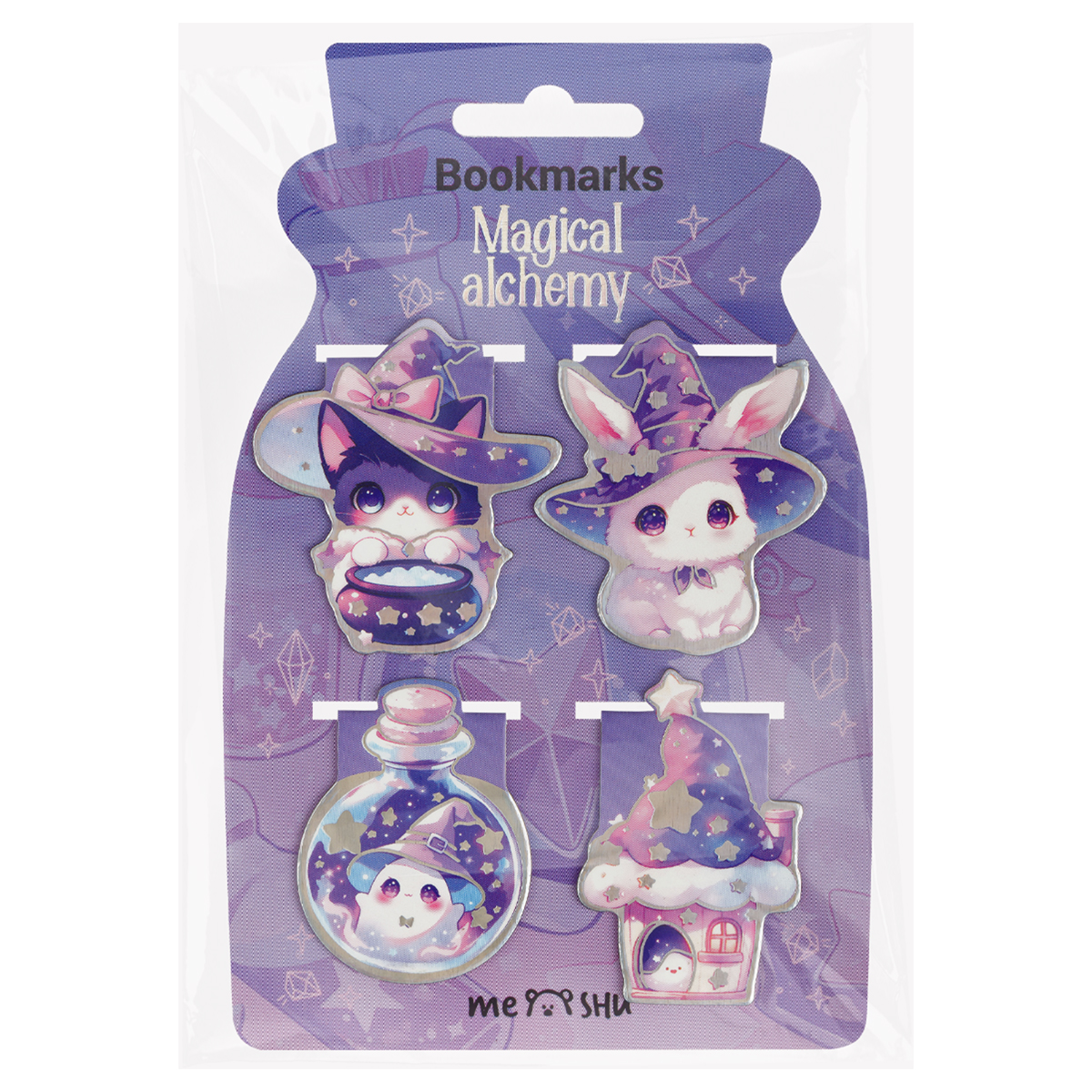 Закладка магнитная набор 4шт Magical alchemy 109₽