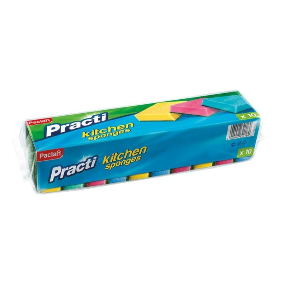 Губка для посуды 5х8см 10штуп 95₽