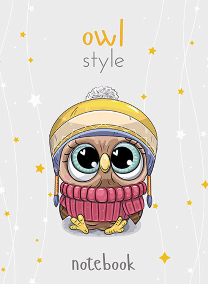 Книжка записная А6 32л линия пластобл Совенок АППЛИКА С6261-03 98₽