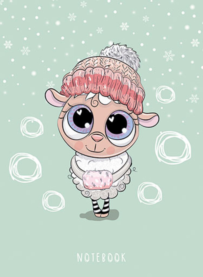 Книжка записная А6 32л линия пластобл Милая овечка АППЛИКА С6261-02 98₽