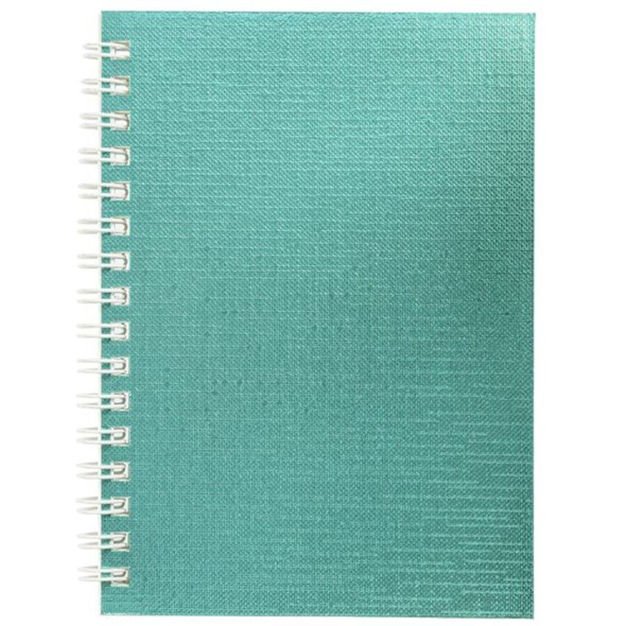 Книжка записная А6 80л клетка гребень Metallic Мята бумвинил HATBER 80ЗК6бвВ1гр 66₽