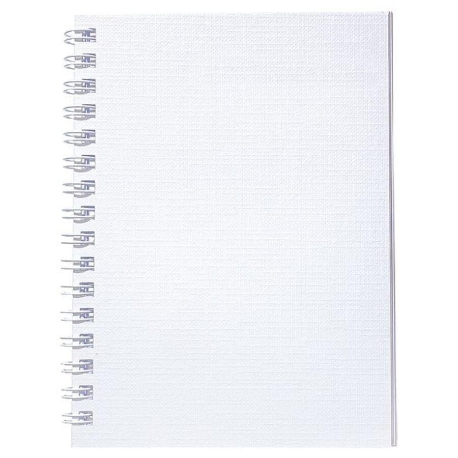 Книжка записная А6 80л клетка гребень Metallic Белая бумвинил HATBER 80ЗК6бвВ1гр 66₽