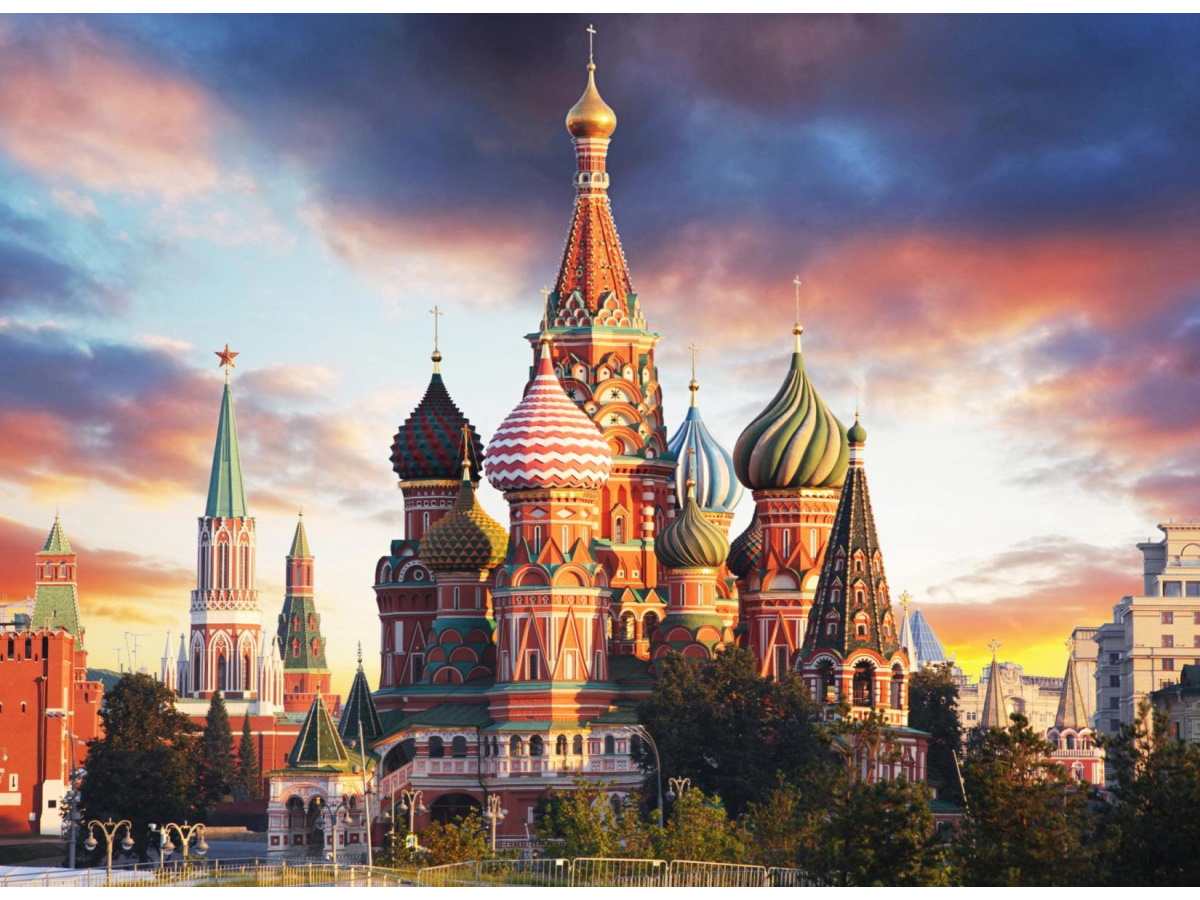 Мозаика алмазная 30х40см Московский закат 609₽