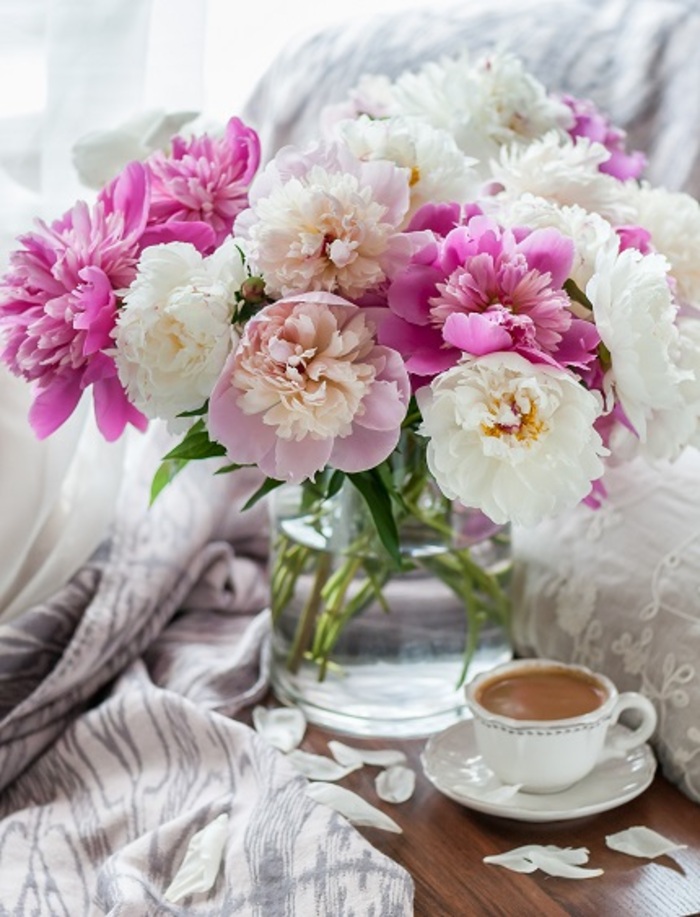 Мозаика алмазная 30х40см Утренний кофе и цветы 796₽