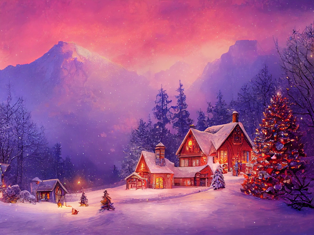 Мозаика алмазная 22х32см Горный курорт 771₽