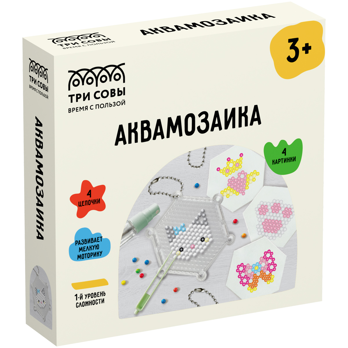 Аквамозаика Котенок Три Совы AQB_54283 181₽