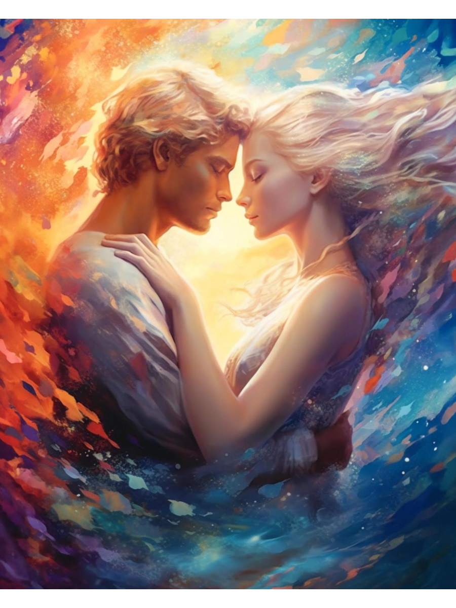 Мозаика алмазная 40х50см Чувственная любовь 962₽