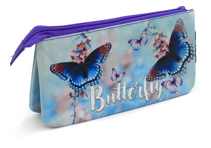 Пенал косметичка 5отд Премиум Butterfly ПЧЕЛКА ПК-51 жен 275₽