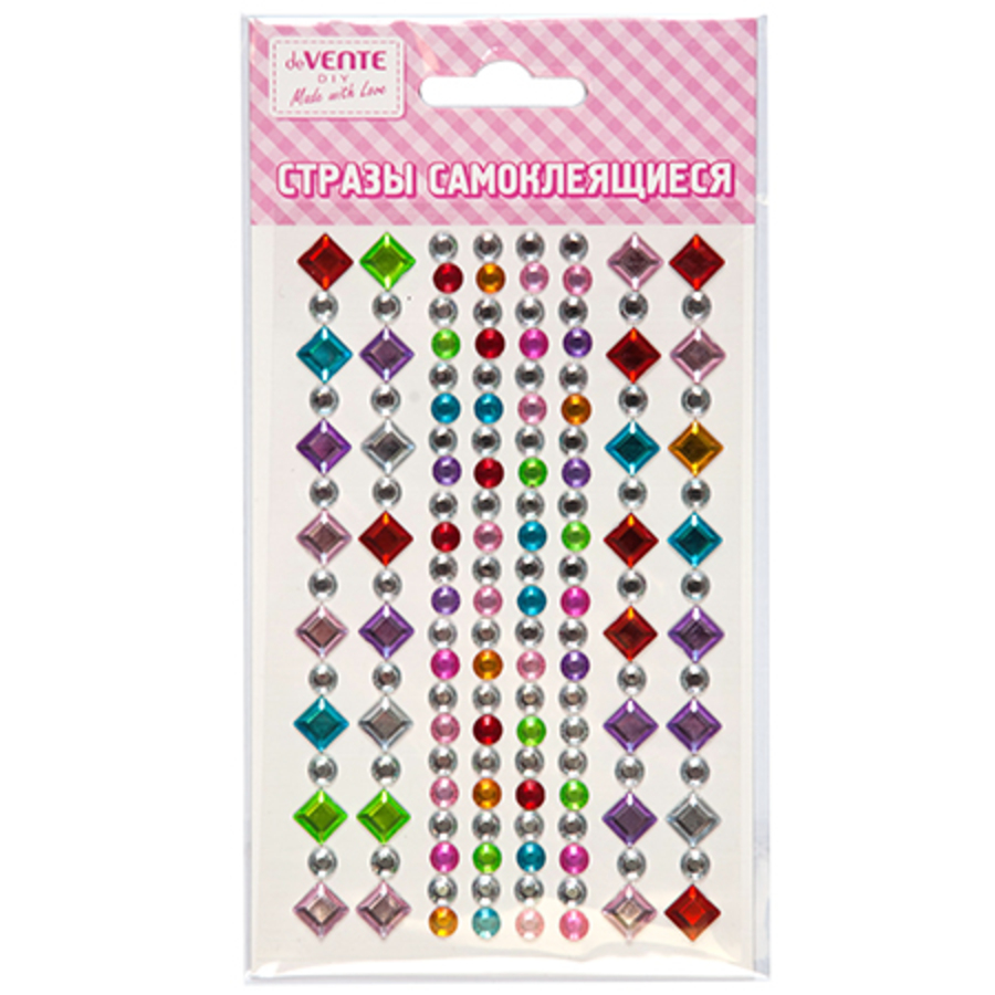 Стразы самоклеящиеся Diamonds ассорти 95x15см deVENTE 8004126 67₽