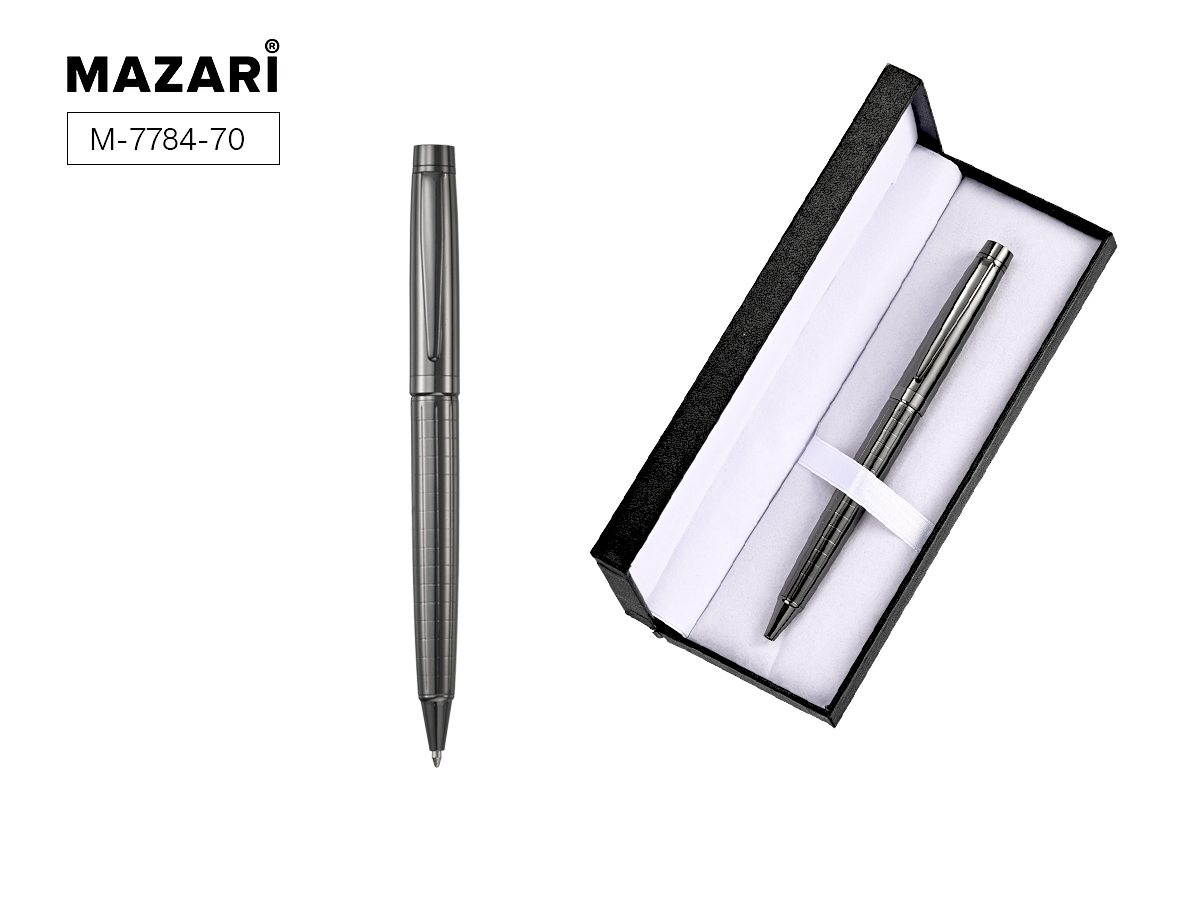 Ручка подарочная шариковая повмех синяя 07мм Mag GB футляр MAZARI M-7784-70 476₽