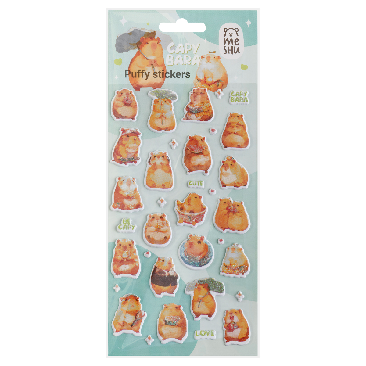 MS_66575 Наклейки А5 Be Capy гелевые 100₽