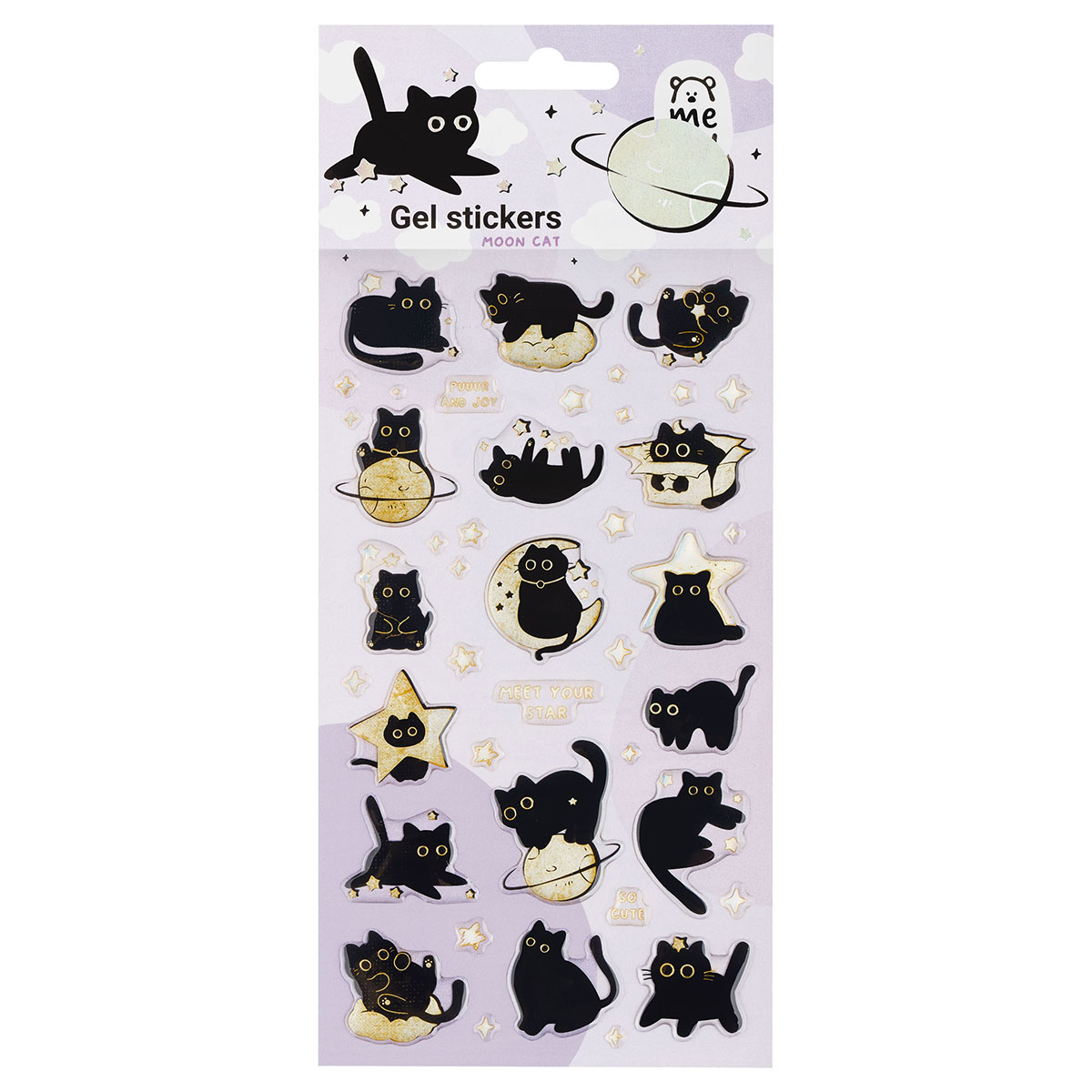 MS_66392 Наклейки А5 Moon Cat гелевые 103₽