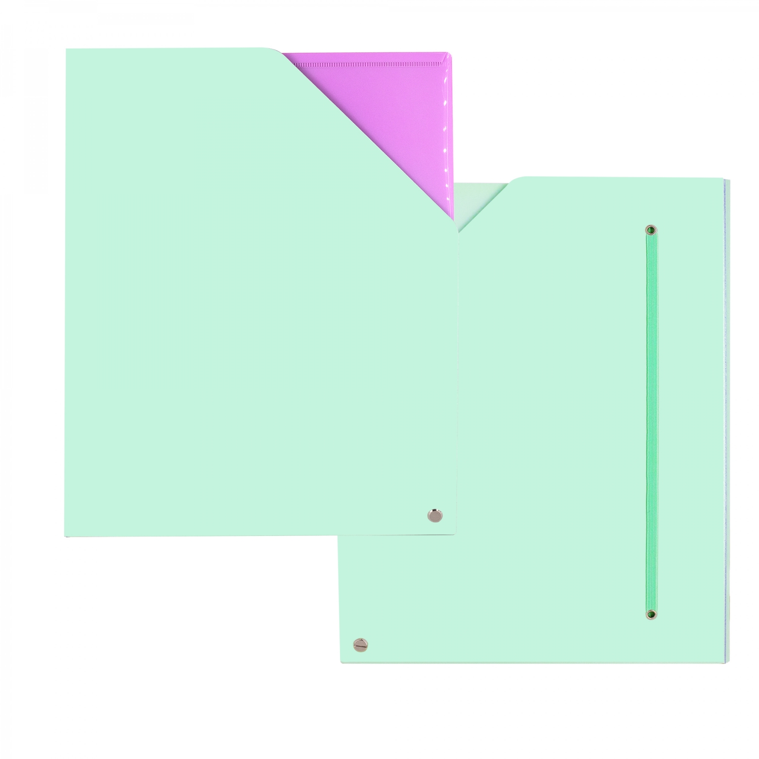 Папка-уголок пластик А5 4отд пл1500мкм зеленая ALINGAR AL12813 103₽