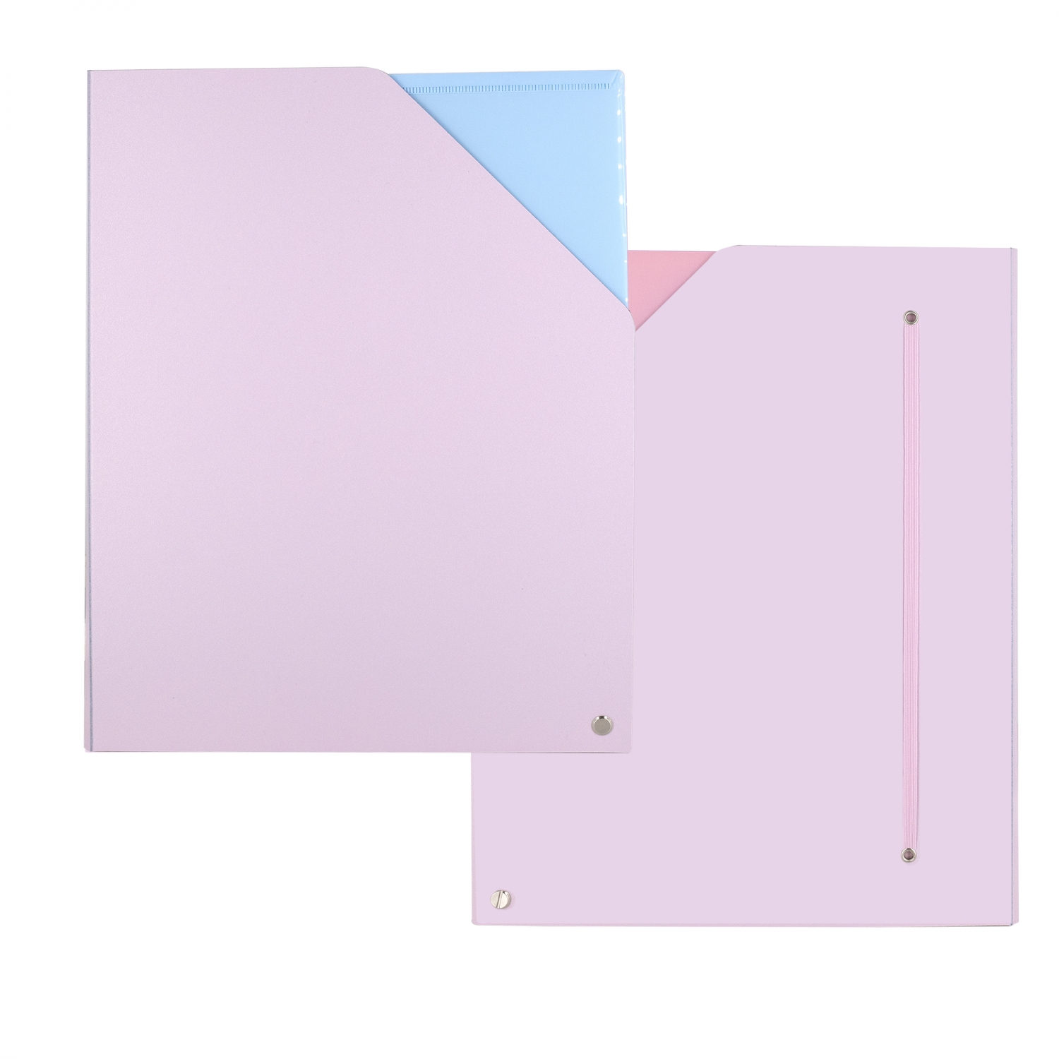 Папка-уголок пластик А5 4отд пл1500мкм розовая ALINGAR AL128133 103₽