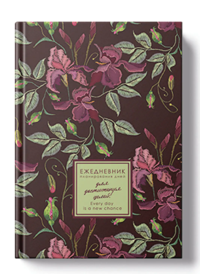 Ежедневник А5 176л недатир твобл Every day Flowers soft touch Listoff ЕЖ26517603 411₽