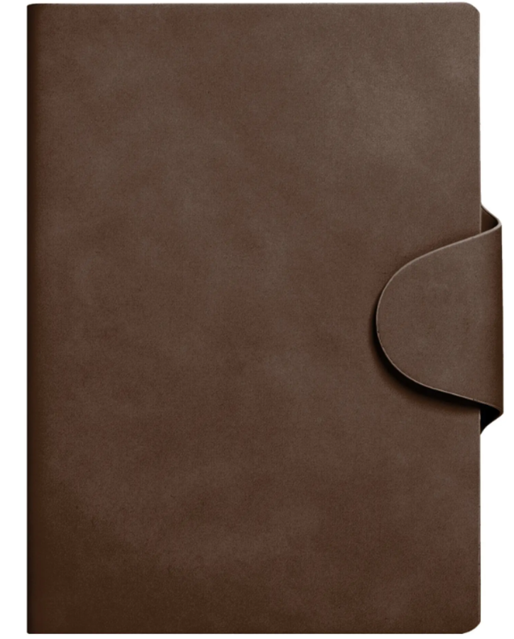 Ежедневник А5 136л недатир твобл Snap book коричн кожзам ляссе магнклапан Listoff ЕКСБ52513606 401₽