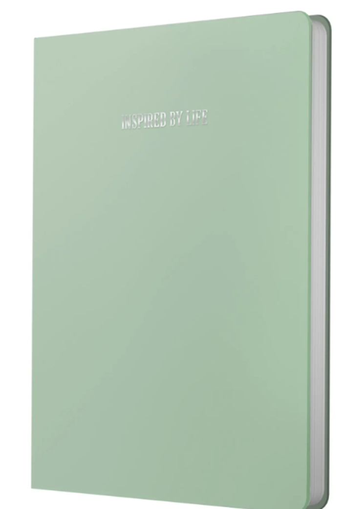 Ежедневник А5 176л датир. 2026г тв.обл. Floreale Eucalyptus кожзам фольга Listoff ЕКФФ52613603