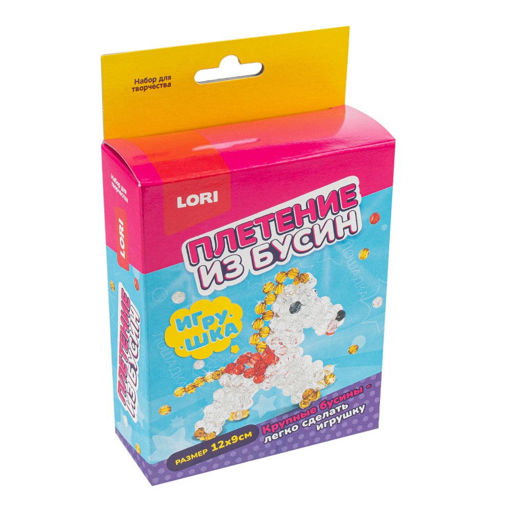 Плетение из бусин Лошадка LORI Бус-055 300₽