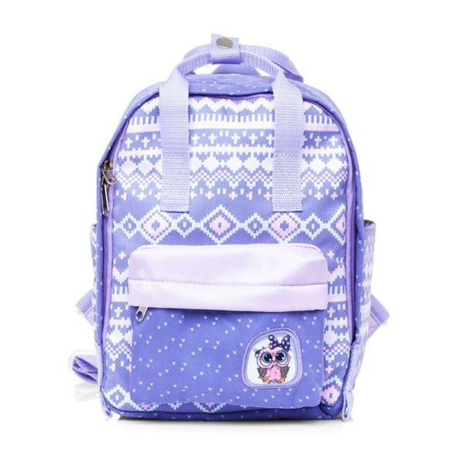 Рюкзак 1отд Stylish Вязаный узор 26х20х11см 3карм HATBER NRk_35073 жен 1318₽