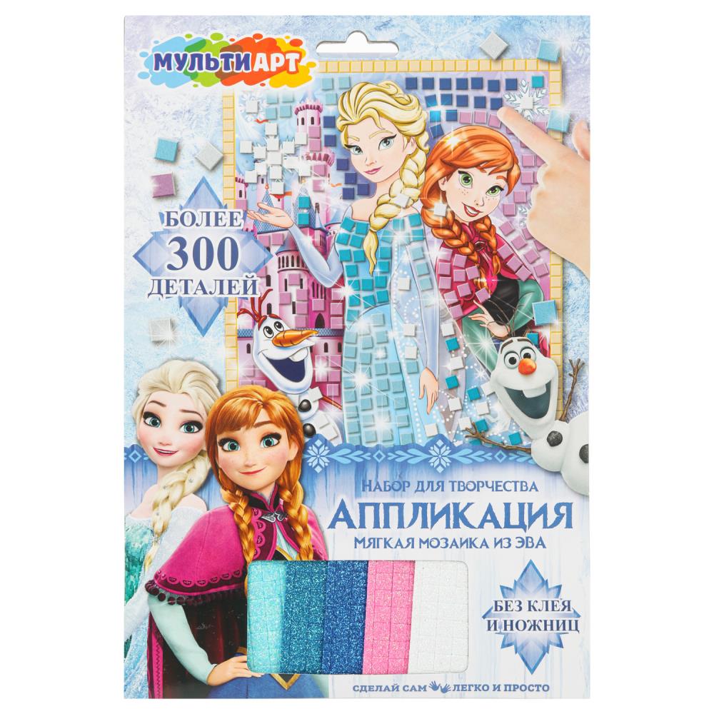 Аппликация мягкая мозаика из эва 17х23см Принцесса MultiArt AM-MAFRO 100 133₽