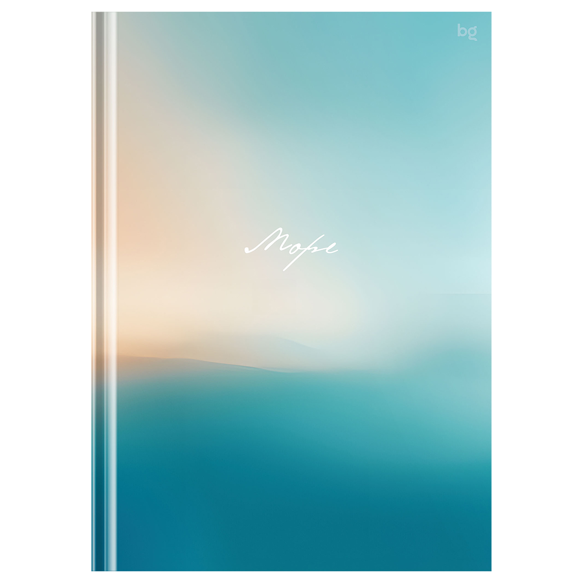 Блокнот А4 160л клетка твобл Море матлам тиснфольгой BG ББ4т160_лм_тф 09857 465₽