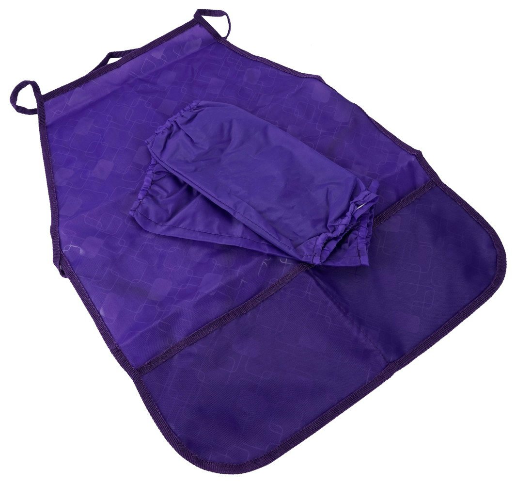 Набор накидка и нарукавники для труда 39х49см 2 кармана Фиолетовый ПЧЕЛКА НФ-1 жен 155₽