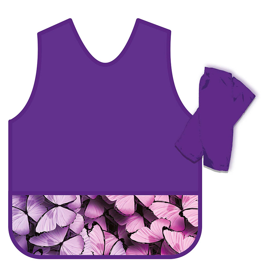 Набор накидка и нарукавники для труда 40х53см карман Бабочки ПЧЕЛКА ФН-1 жен 281₽