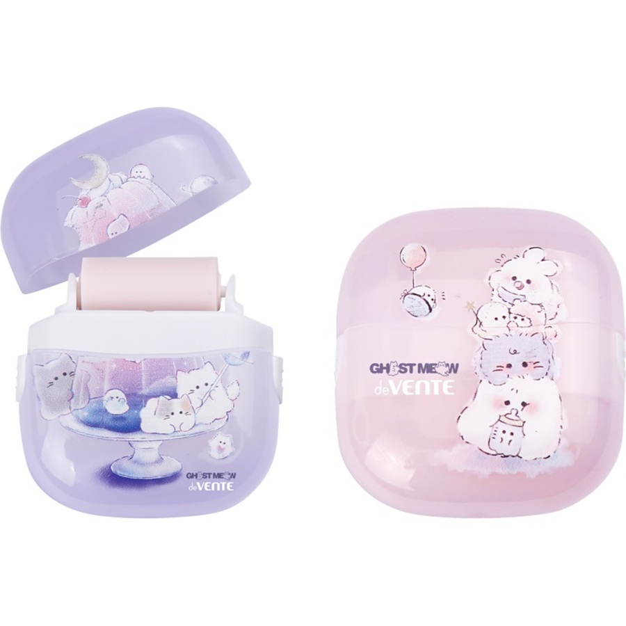 Ластик ЭКО-ПВХ dust-free 50х47мм ролик для крошек пласткорпус Ghost Meow ассорти deVENTE 8030533 79₽