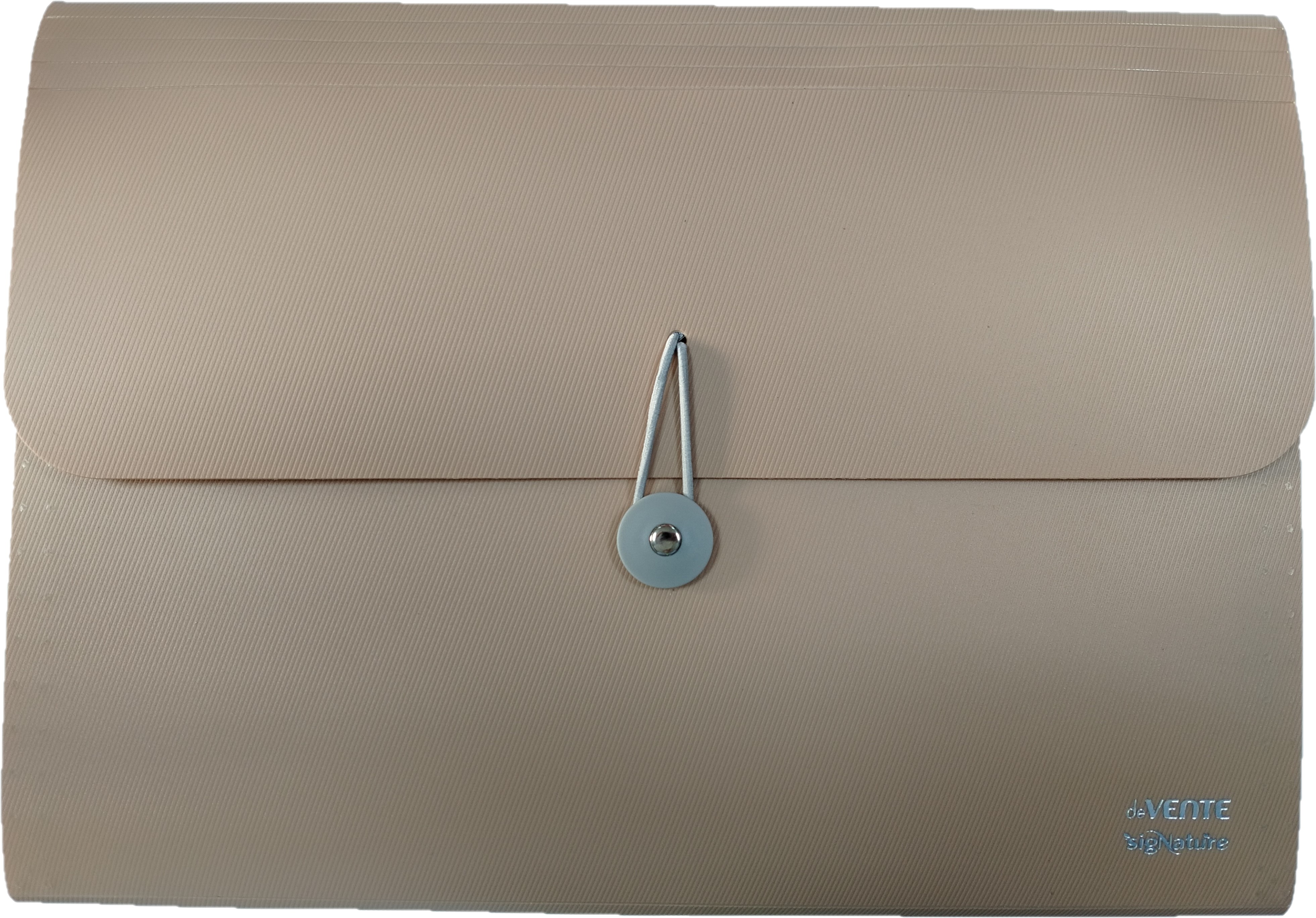 Папка на резинке пластик А4 8отд пл600мкм sigNATURE пудрово розовая deVENTE 3078523 217₽