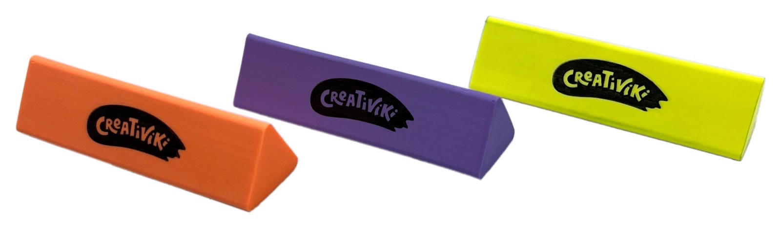 Ластик треугольный термопластрезина 60х15х15мм ассорти CREATIVIKI ЛДКР-3 14₽