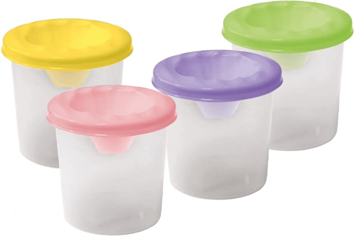 Стакан-непроливайка одно отделение Нежный микс ассорти ПЧЕЛКА СН-10 20₽