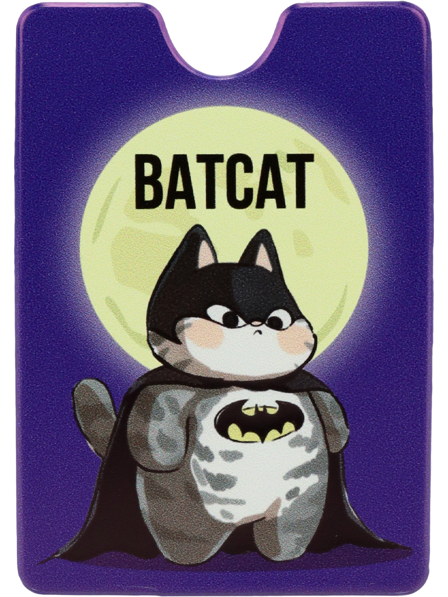 Футляр для проездного пропуска и карт 60х90мм ПВХ Котик MILAND ОП-7753 70₽