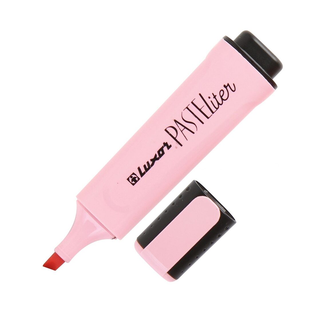Текстовыделитель 1-45мм Pasteliter скошнак пастель Розовый LUXOR 4024P 80₽