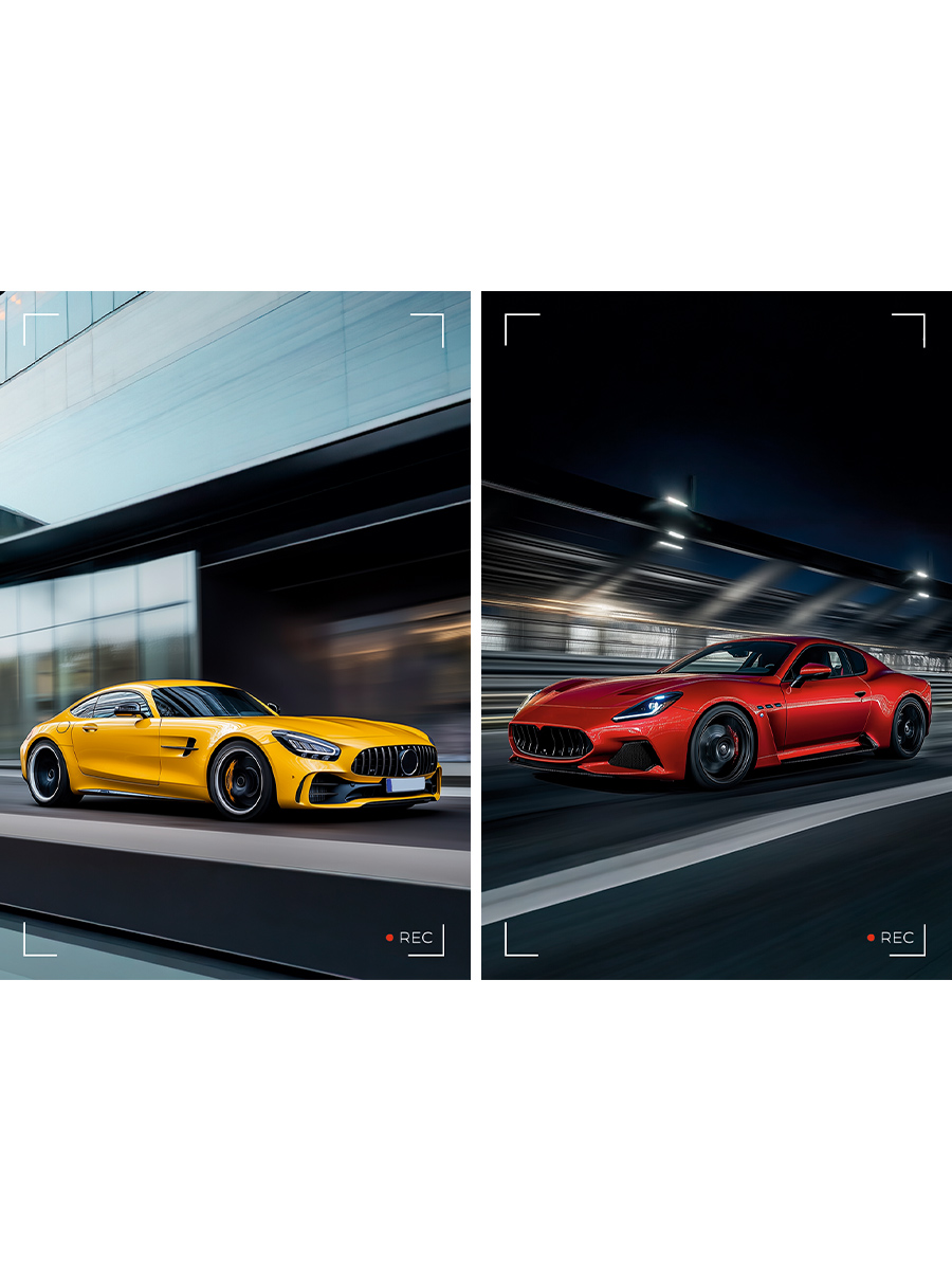 Блокнот А7 48л клетка склейка мягкобл Шикарные автомобили-6 ассорти PROF-PRESS Б48-3009 18₽